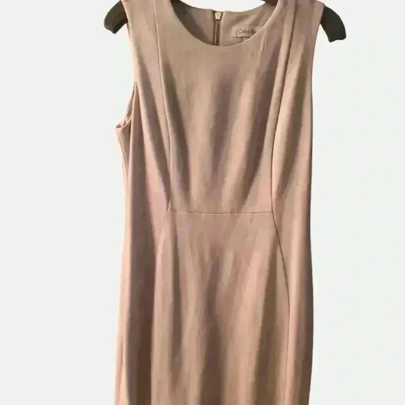 Calvin Klein Faux Suede Dress sz 12 - Picture 2 of 3